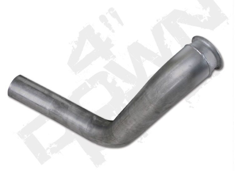 Diamond Eye Downpipe 4in TB SGL/DUAL AL FORD 7.3L F250/F350 CAB & CHASSIS F450 & F550 ROLLOVER 99-03