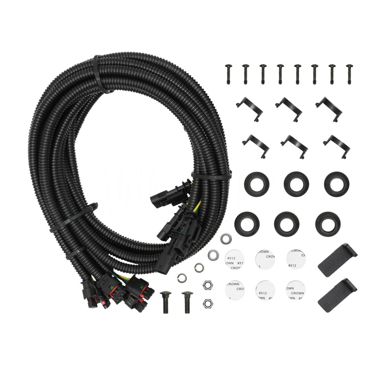 Westin 19-20 Chevy Silverado HDX Bandit Bumper Sensor Kit - Black thumbnail 8