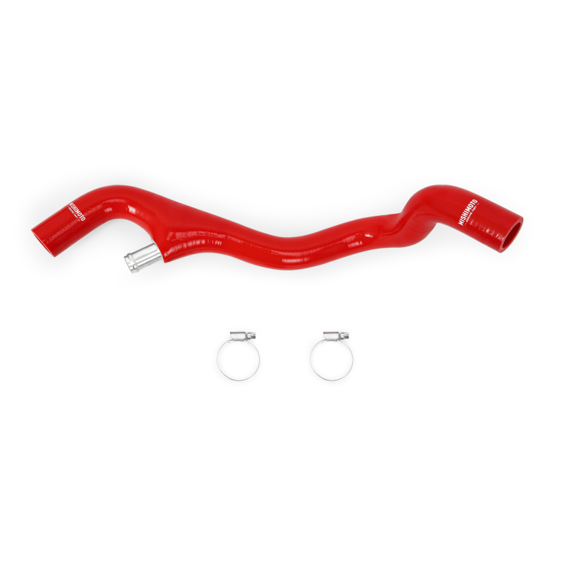 Mishimoto 05-07 Ford F-250/F-350 6.0L Powerstroke Lower Overflow Red Silicone Hose Kit thumbnail 2