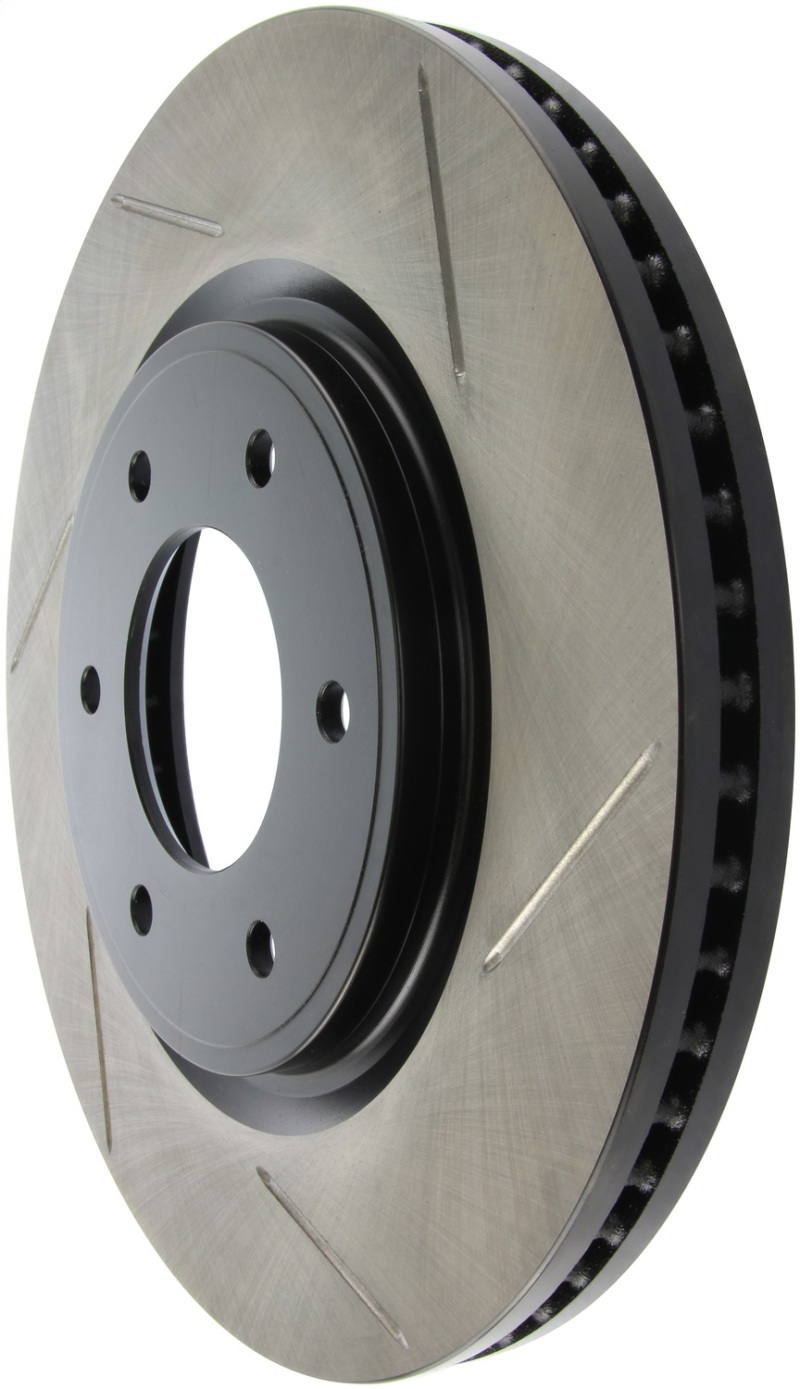 StopTech Power Slot 08-09 Infiniti QX4/QX56 / 07-09 Nissan Armada Left Front Slotted Rotor thumbnail 5