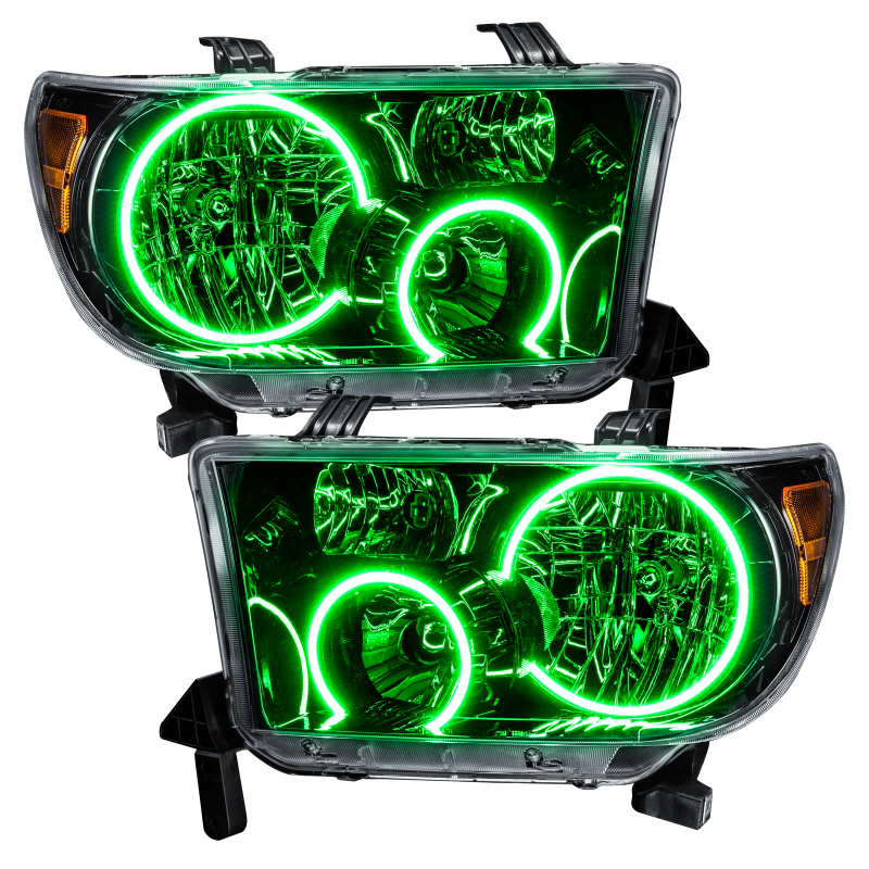 Oracle 07-11 Toyota Tundra Pre-Assembled Headlights - Black Housing - w/ BC1 Controller thumbnail 9