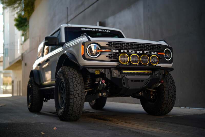DV8 Offroad 7in Halo Elite Round Light w/ Accent Halo - White/Amber thumbnail 6