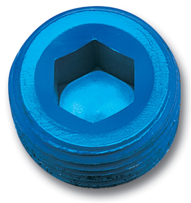 Russell Performance 1/4in Allen Socket Pipe Plug (Blue) thumbnail 9