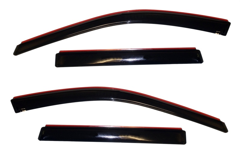 AVS 11-18 Jeep Grand Cherokee (Not L Model) Ventvisor In-Chnl FRT & RR Window Deflectors 4pc - Smoke thumbnail 5