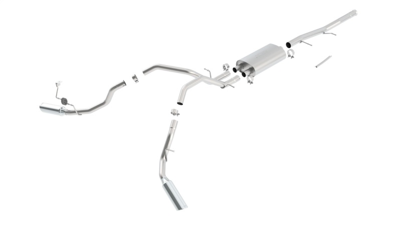 Borla 09-11 Chevrolet Sierra 1500 WT/SLT/SLEi/XFE / Silverado 1500 WT/LT/LTZ/LS SS Catback Exhaust thumbnail 4