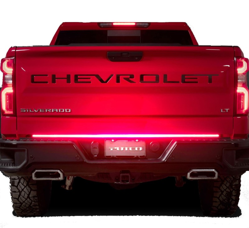 Putco 60in Red Blade LED Tailgate Light Bar for Ford Trucks w/ Blis and Trailer Detection