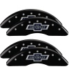 MGP 4 Caliper Covers Engraved F & R 100th Anniv Black Finish Silver Char 2019 Chevy Silverado 3500HD thumbnail 6