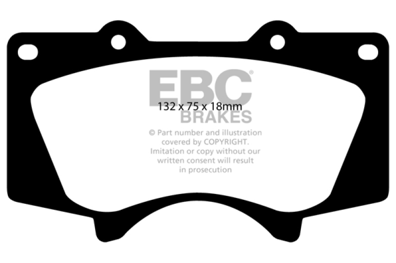 EBC S2 Brake Pad and Rotor Kit (1x ebcUSR7158, 1x ebcDP61657) thumbnail 8