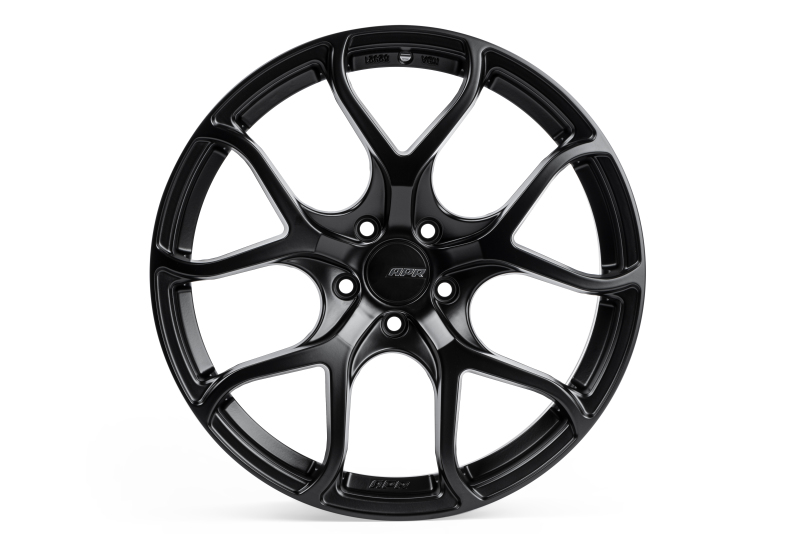 APR A01 Flow Formed - 19X8.5 - 5x112 - ET45 - Satin Black Wheel thumbnail 3