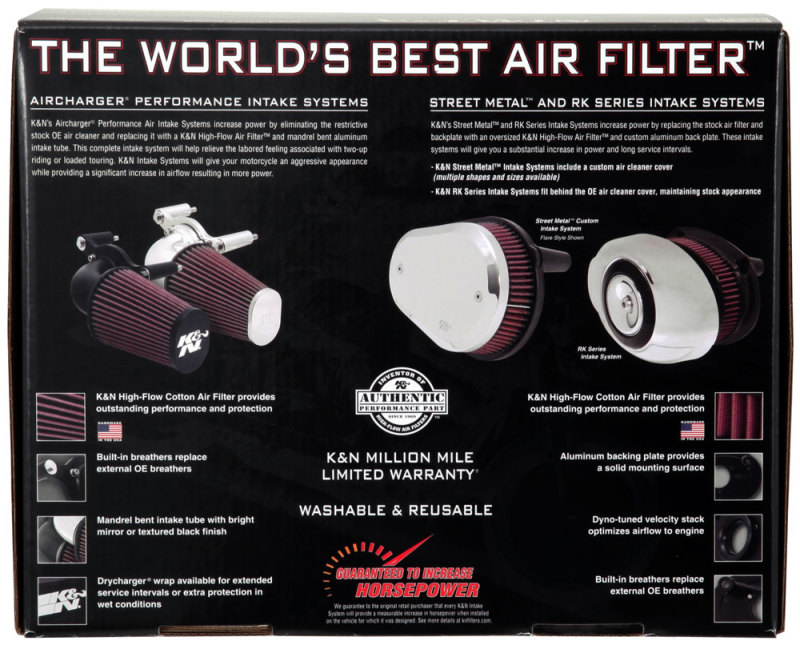 KN Motorcycle Air Intake Systems