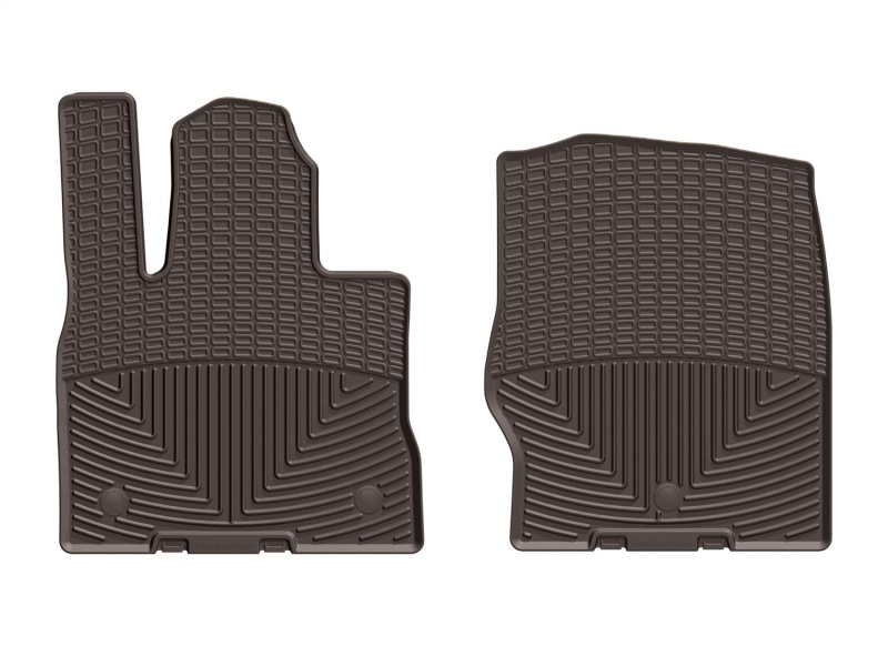 WT Rubber Mats - Front - Cocoa
