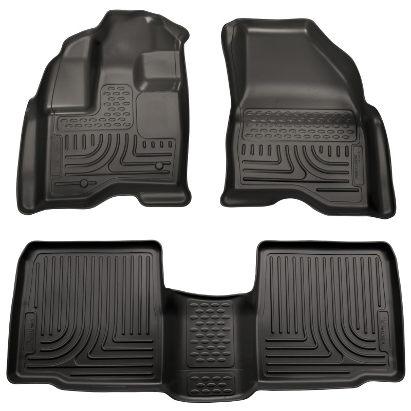 Husky Liners 09-13 Lincoln MKS WeatherBeater Combo Black Floor Liners thumbnail 3