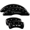 MGP 4 Caliper Covers Engraved Front Cadillac Engraved Rear XTS Black finish silver ch thumbnail 8