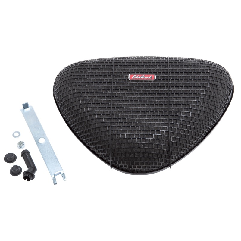 Edelbrock Air Cleaner Pro-Flo 1000 Series Triangular Steel Top 11 375In X 8 375In X 3In Black thumbnail 3