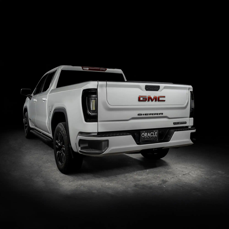 Oracle 19-23 GMC Sierra Black Series Flush Style LED Tail Lights - Factory Halogen thumbnail 3