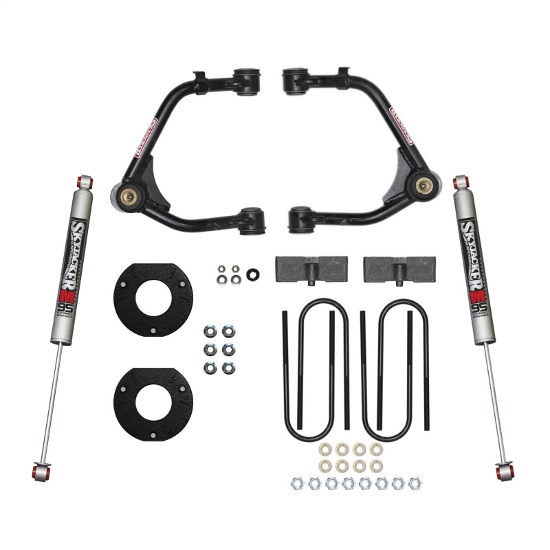 Skyjacker 2025 Chevrolet Silverado 1500 3.5 in. Suspension Lift Kit With M95 Monotube Shocks.