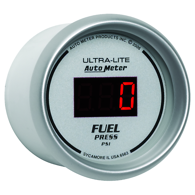 Autometer Ultra-Lite 52MM 5-100 PSI Digital Fuel Pressure Gauge thumbnail 4