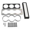 Autometer 87-93 Ford Mustang Black Triple 2-5/8in Gauge Cage thumbnail 6
