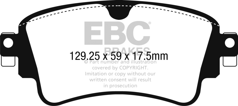EBC S4 Brake Pad and Rotor Kit (1x ebcDP32254C, 1x ebcUSR1846) thumbnail 8