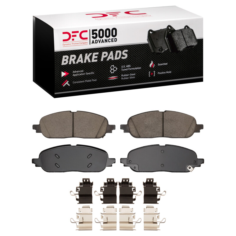 DFC 24-26 Lincoln Nautilus Front 5000 Advanced Ceramic Brake Pads and Hardware Kit thumbnail 3