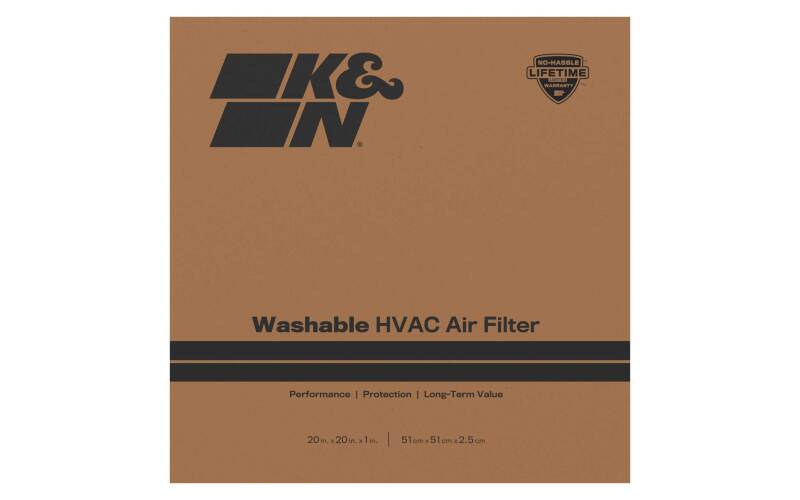 K&N HVAC Filter 20 X 20 X 1 Merv 8 thumbnail 2