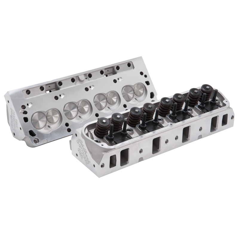 Edelbrock Cylinder Heads E-Street Sb-Ford w/ 1 90In Intake Valves Complete Packaged In Pairs thumbnail 9