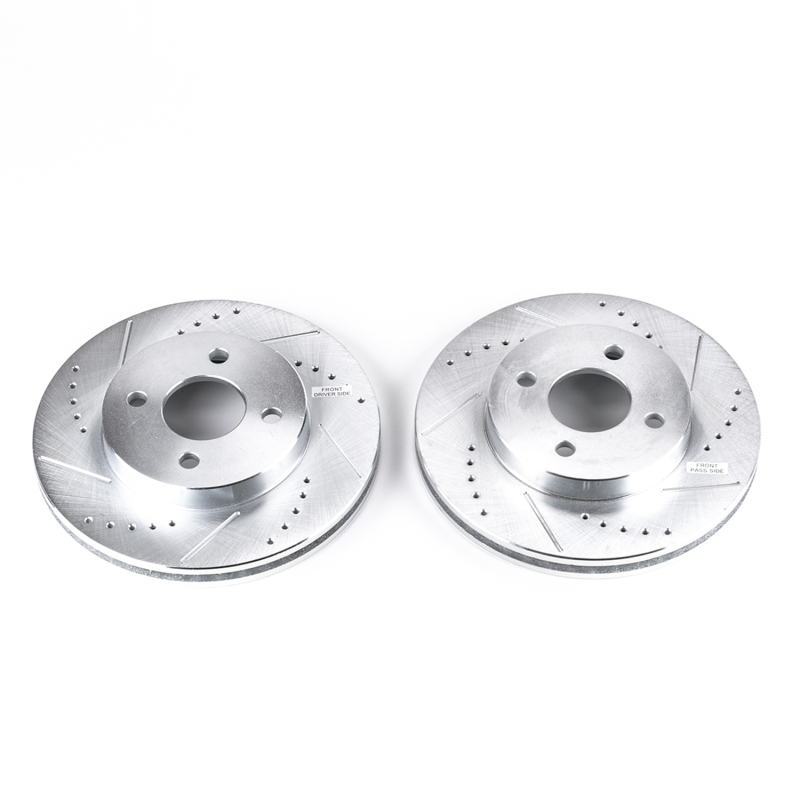 Power Stop 05-10 Chevrolet Cobalt Front Evolution Drilled & Slotted Rotors - Pair thumbnail 2