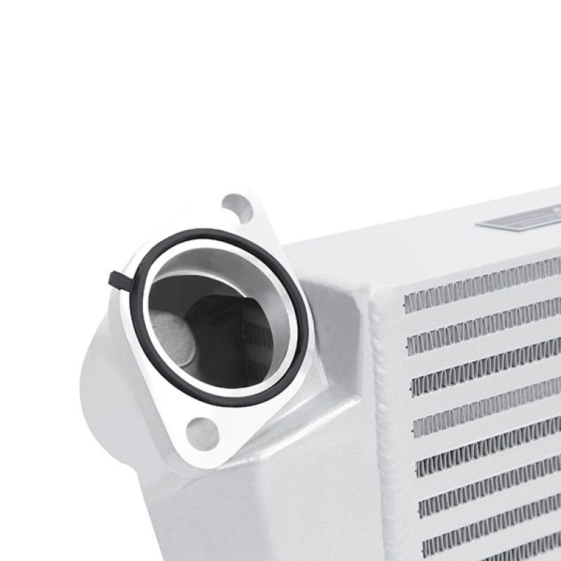 Mishimoto MMTMIC-WRX-08SLBK Top-Mount Intercooler, Silver Cooler Black Hoses, fits Subaru WRX 2008-2014