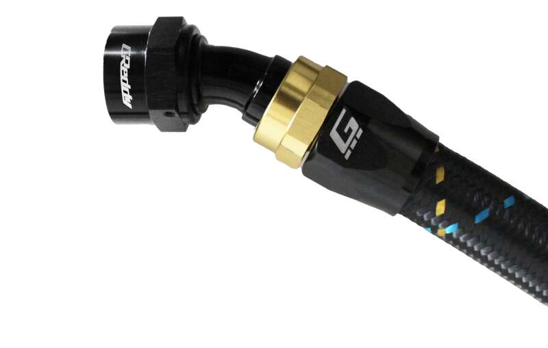 GReddy AN16 30 DEGREE HOSE END SWIVEL BLACK/GOLD ANODIZED thumbnail 7