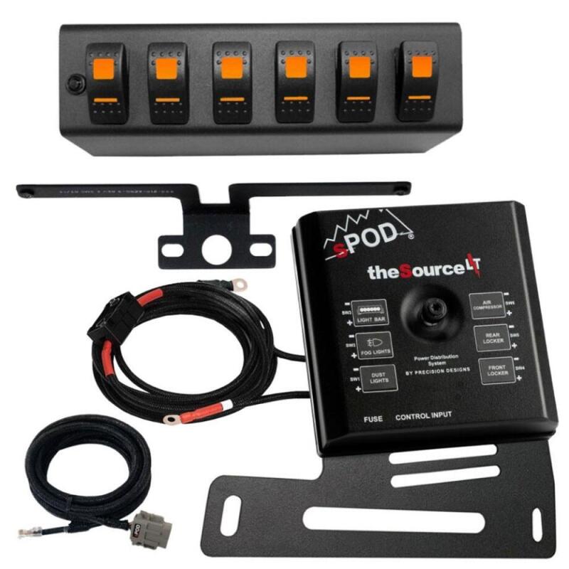 sPOD 07-08 Jeep Wrangler JK SourceLT w/Red LED Switch Panel thumbnail 3