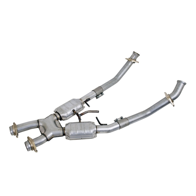 BBK 94-95 Mustang 5.0 High Flow X Pipe With Catalytic Converters - 2-1/2 thumbnail 3