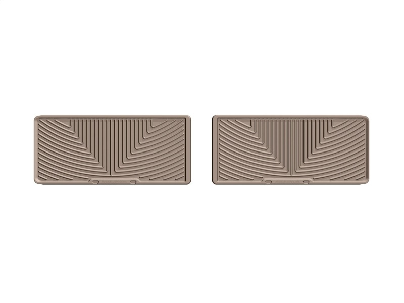 WT Rubber Mats - Rear - Tan