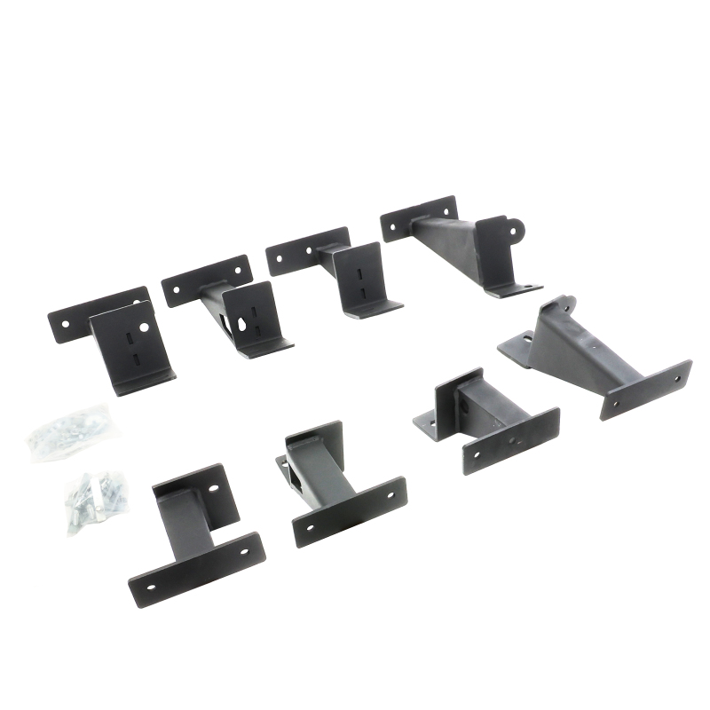 Go Rhino 2020+ Jeep Gladiator JT 4DR Crew Cab Dominator Xtreme Frame Slider Mounting Brackets Only thumbnail 2