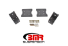 BMR 79-04 Fox Mustang Lower Torque Box Reinforcement Plates - Black Hammertone thumbnail 3