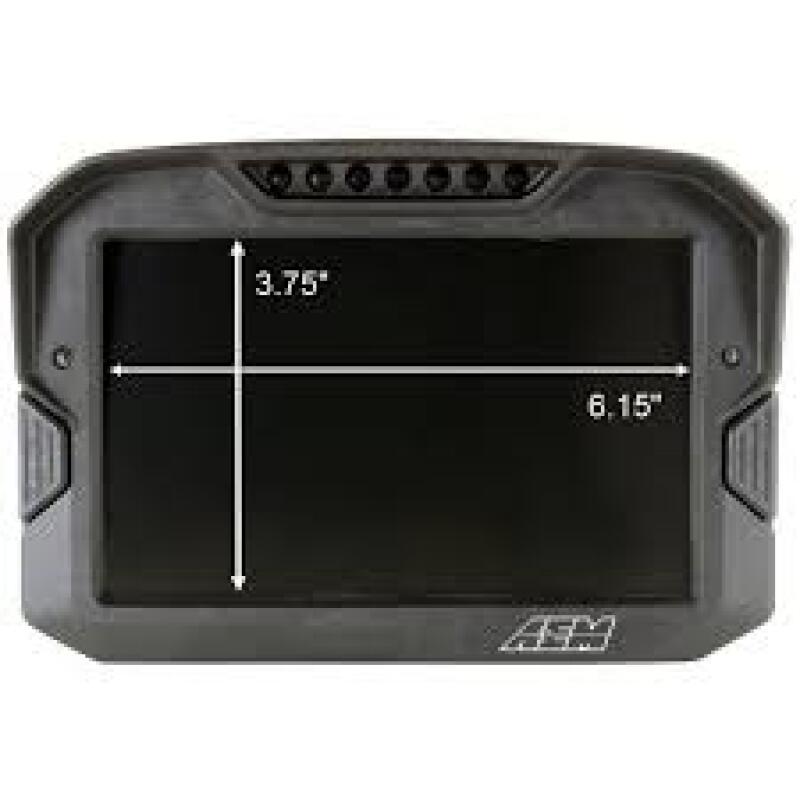 AEM CD-7 Logging GPS Enabled Race Dash Carbon Fiber Digital Display w/o VDM (CAN Input Only) thumbnail 3