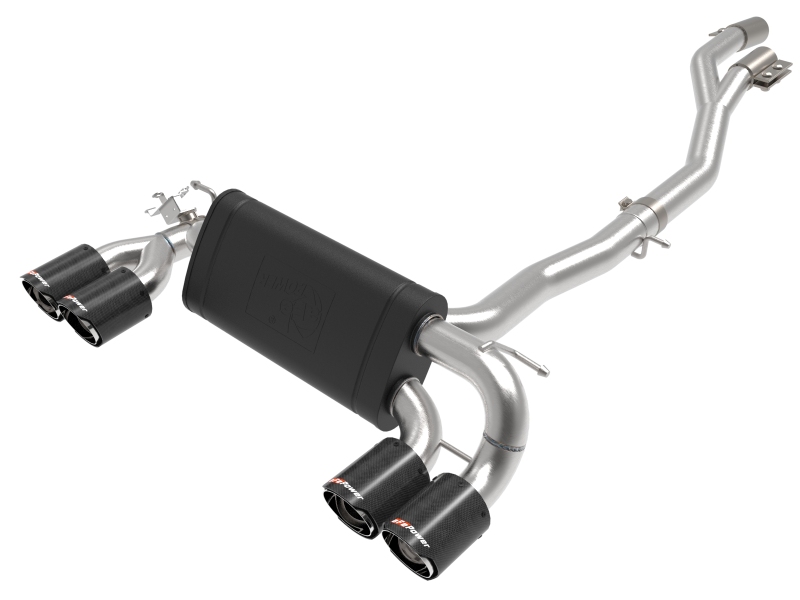 aFe MACH Force XP Exhausts Cat-Back SS 19-21 BMW M2 Competition L6-3.0L w/Carbon Fiber Tips thumbnail 7