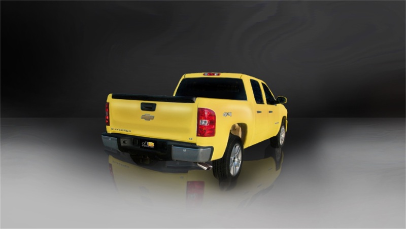 Corsa 2005-2006 Chevrolet Silverado Crew Cab/Short Bed 1500 6.0L V8 Polished Sport Cat-Back Exhaust thumbnail 5