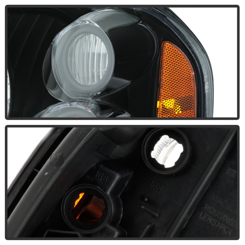 xTune STD Headlights Black (HD-JH-NF01-AM-BK) FOR 01-04