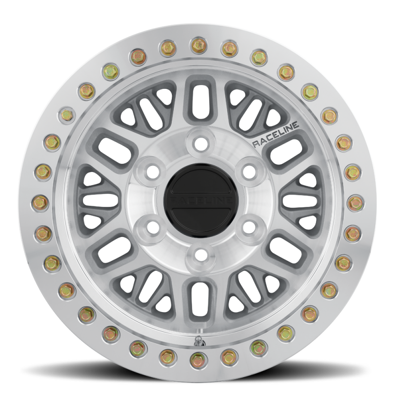 Raceline RT951M Ryno 17x9in / 8x165.1 BP / -12mm Offset / 130.81mm Bore - Machined Beadlock Wheel thumbnail 4