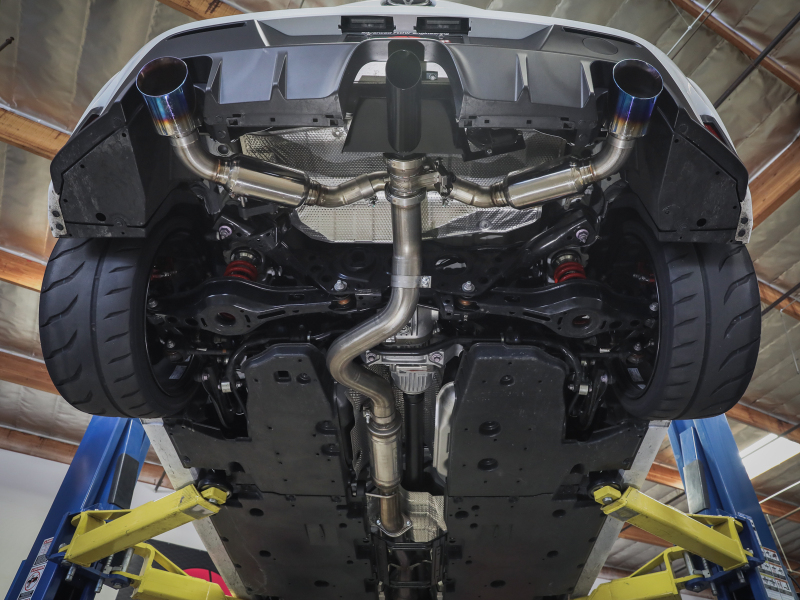 aFe 23-24 Toyota GR Corolla L3 1.6L (t) Gemini XV 3in to 2-1/2in CatBack Exhaust w/Carbon Fiber Tips thumbnail 9