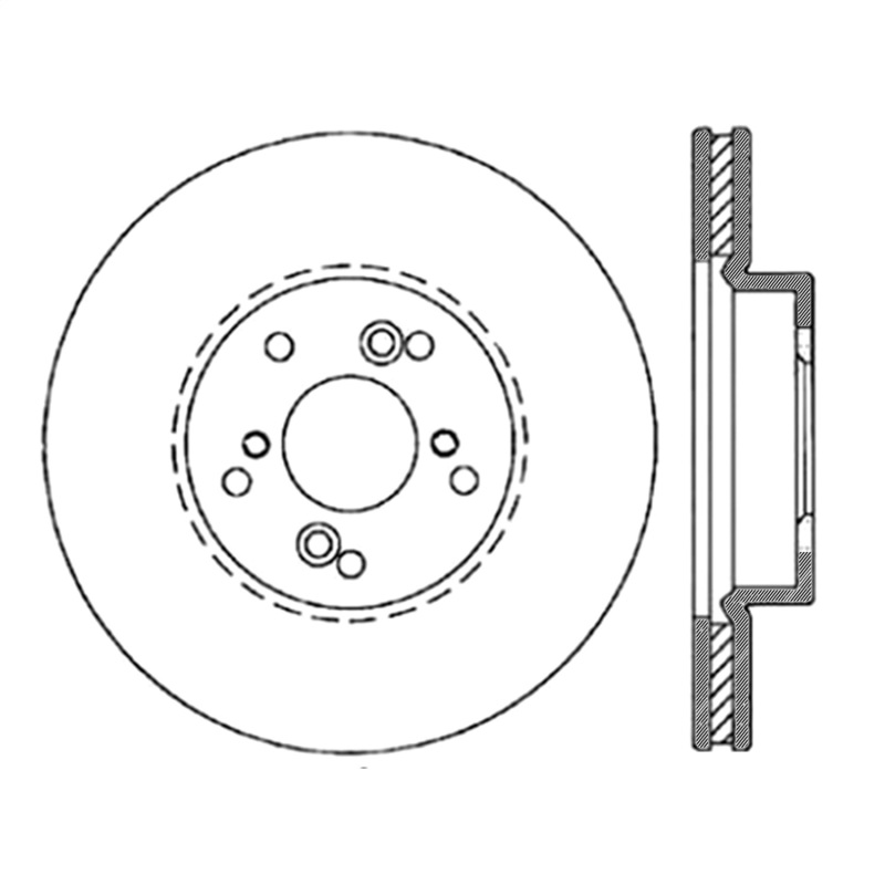 StopTech Nissan 370Z / 01-03 Acura CL / 06 EL / 04-09 TSX / 03-07 Honda Accord Coupe M/T / 05-08 Se thumbnail 2