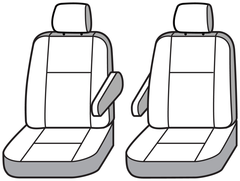 Covercraft 24-26 Toyota Grand Highlander Leatherette PrecisionFit Custom Second Row Seat Covers thumbnail 9