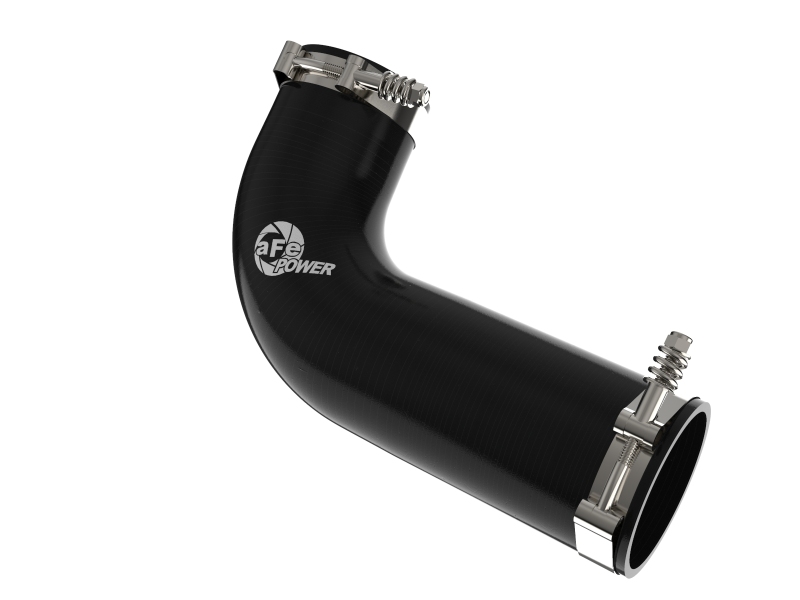 BladeRunner 3 IN Aluminum Hot Charge Pipe Black