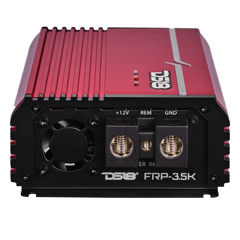 DS18 1-Channel Amp Class D Full-Range Monoblock 3500 Watts RMS/1ohm Red thumbnail 3