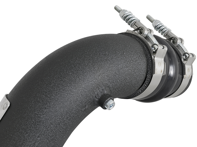 BladeRunner 3 IN Aluminum Hot Charge Pipe Black