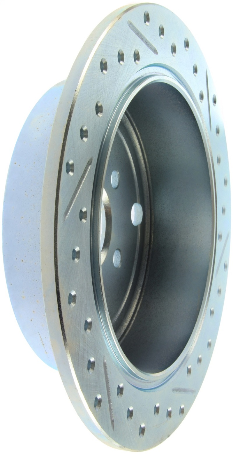 StopTech Select Sport 09-13 Subaru Forester Slotted and Drilled Right Rear Rotor thumbnail 4