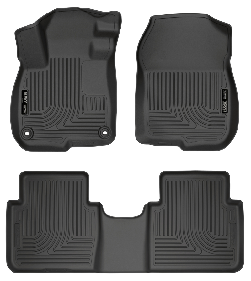 Husky Liners 2017 Honda CR-V Weatherbeater Black Front & 2nd Seat Floor Liners thumbnail 2