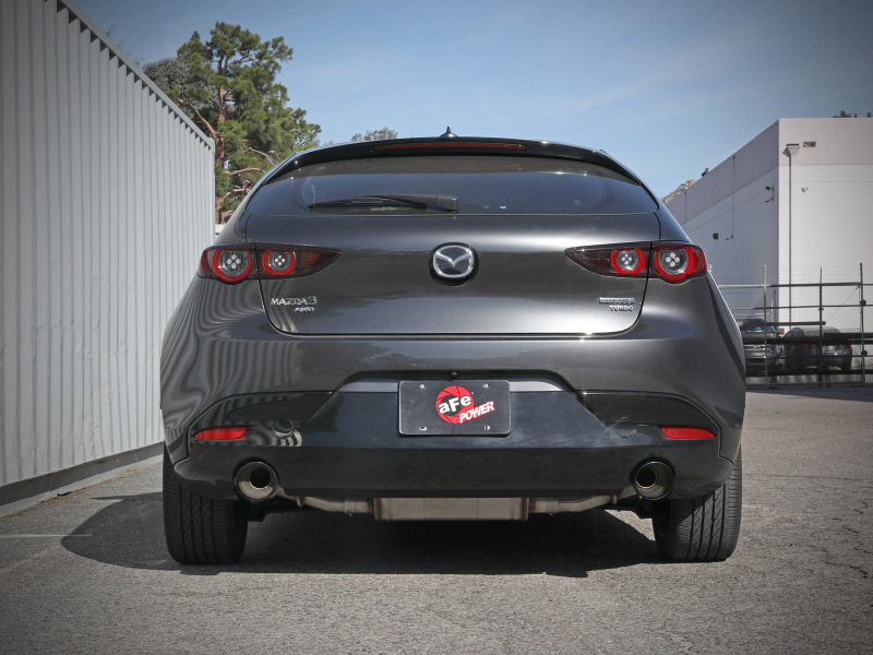 aFe 19-22 Mazda 3 L4 2.5L Takeda 3in to 2-1/2in 304 SS Axle-Back Exhaust w/ Blue Flame Tip thumbnail 9
