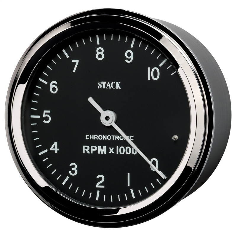 Autometer Chronocentric Tachometer - 80mm Blk - 0-10K RPM