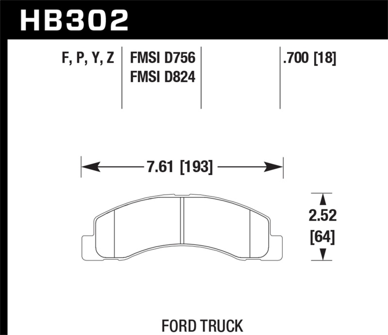 Hawk Super Duty Street Brake Pads thumbnail 9